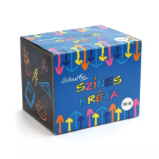SchoolArt Táblakréta hengeres 100 db/doboz, vegyes színek SchoolArt kréta