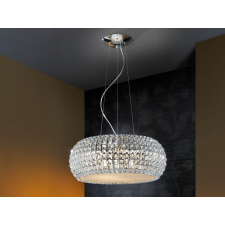 Schuller DIAMOND króm-fehér LED függesztett lámpa (SCH-507514) G9 9 izzós IP20 világítás