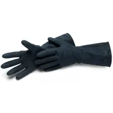 Schuller Kesztyű Latex Fekete Ipari L 42612