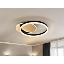 Schuller ORIEL fekete-arany LED mennyezeti lámpa (SCH-226387) LED IP20 világítás