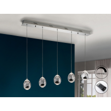 Schuller ROCÍO króm LED függesztett lámpa (SCH-783618D) LED 5 izzós IP20 világítás