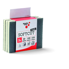 Schuller Softcut Flex P220 csiszolópárna 125*100*12,5mm - Schuller festő és tapétázó eszköz