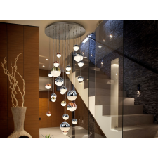 Schuller SPHERE réz-króm LED függesztett lámpa (SCH-793960K) LED 27 izzós IP20 világítás