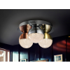 Schuller SPHERE réz-króm LED mennyezeti lámpa (SCH-794025) LED 3 izzós IP20