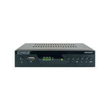 Schwaiger DSR500HD DVB-S2 HD Set-Top box vevőegység műholdas beltéri egység