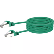 Schwaiger S/FTP CAT6 Patch kábel 2.5m Zöld kábel és adapter