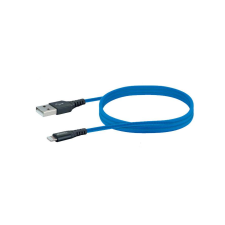 Schwaiger USB-Kabel 2.0 St. A->Apple Lightning 1,20m blau (LPRO440501) kábel és adapter