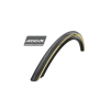 Schwalbe One HS462 622-25 (700x25c) országúti külső gumi (köpeny), defektvédett (RaceGuard), kevlárperemes, Addix, bézs oldalfallal, TL-Ready (TLE), 310g