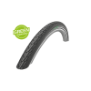 Schwalbe Road Cruiser HS484 28x1,6 (42-622) külső gumi, defektvédett (K-Guard), reflexcsíkos, Twin-Skin, Green Compound, 50TPI, 705g, fekete