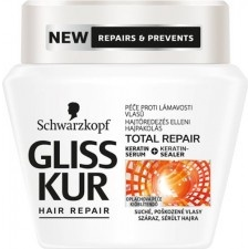 Schwarzkopf Gliss Kur Total Repair hajpakolás 300 ml nőknek hajbalzsam