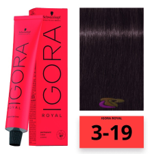 Schwarzkopf Igora Royal hajfesték 3-19 hajfesték, színező