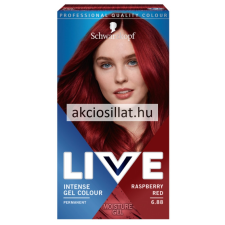 Schwarzkopf Live Color gél hajfesték 6.88 málna vörös hajfesték, színező