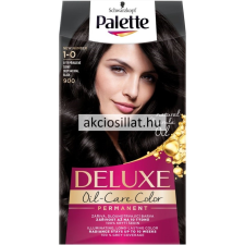 Schwarzkopf Palette Deluxe hajfesték 1-0(900) Mély természetes fekete hajfesték, színező