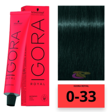Schwarzkopf Professional Schwarzkopf Igora Royal hajfesték 0-33 hajfesték, színező