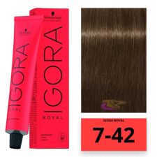 Schwarzkopf Professional Schwarzkopf Igora Royal hajfesték 7-42 hajfesték, színező