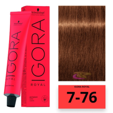 Schwarzkopf Professional Schwarzkopf Igora Royal hajfesték 7-76 hajfesték, színező