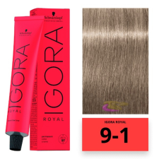 Schwarzkopf Professional Schwarzkopf Igora Royal hajfesték 9-1 hajfesték, színező