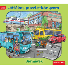 Scolar Játékos puzzle-könyvem: Járművek puzzle, kirakós