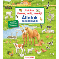 Scolar Kiadó Ablakos Keress, találj, mesélj! - Állatok és kicsinyeik gyermek- és ifjúsági könyv