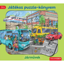 Scolar Kiadó Játékos puzzle-könyvem: Járművek gyermek- és ifjúsági könyv