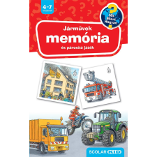 Scolar Kiadó Kft. Járművek - Memória- és párosító játék társasjáték