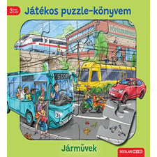 Scolar Kiadó Kft. Játékos puzzle-könyvem: Járművek puzzle, kirakós