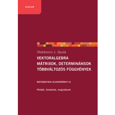Scolar Kiadó Kft. Obádovics J. Gyula - Vektoralgebra, mátrixok, determinánsok, többváltozós függvények tankönyv