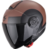 Scorpion EXO-CITY II Sheer nyitott motoros bukósisak matt barna-fekete