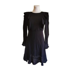  Scotch & Soda fekete hosszú ujjú vékony női ruha (méret: S)