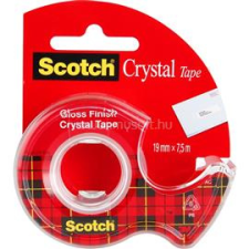 Scotch Crystal Clear 19mmx7,5m ragasztószalag-adagoló (SCOTCH_7100093859) ragasztószalag