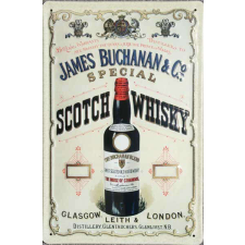 Scotch James Buchanan &amp;amp; Co – Scotch Whisky - Fémtábla. dekoráció