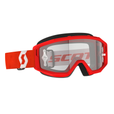 Scott PRIMAL CLEAR motokrossz szemüveg piros-fehér motoros szemüveg