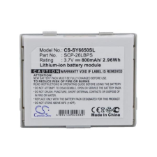 SCP-26LBPS Akkumulátor 800 mAh mobiltelefon akkumulátor