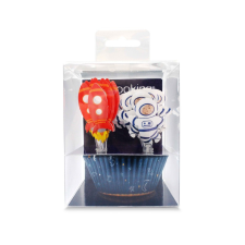 Scrapcooking cupcake készítő szett, űrhajós, 24 db sütés és főzés