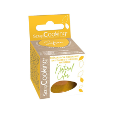 Scrapcooking természetes por ételfesték, sáfránysárga, 10g sütés és főzés