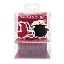 Scrapcooking Wizard Baking Cups and Cupcake Toppers pk/24 sütés és főzés
