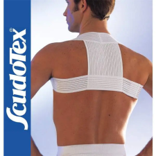 Scudotex 623 Emlékeztető, tartásjavító heveder, fehér, hátsó T-megtámasztással, 7. (XXXL) gyógyászati segédeszköz