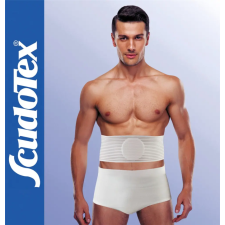 Scudotex 686 fehér köldöksérv öv fém betéttel, 4. (L) gyógyászati segédeszköz