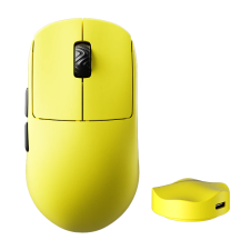 SCYROX V8 Vezetékes / Wireless Gaming Egér - Sárga (V8 YELLOW) egér