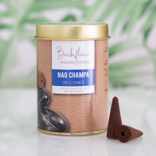 SDW Nag Champa Prémium Lefelé Folyó Kúpfüstölő (20db) füstölő