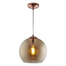 SEARCHLIGHT Balls bronz-borostyán függesztett lámpa (SL-1635AM) E27 1 izzós IP20 világítás