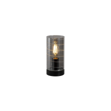 SEARCHLIGHT Broughton füstszínű asztali lámpa (SL-82329SM) E27 1 izzós IP20 világítás