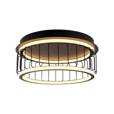  Searchlight Cage fekete mennyezeti lámpa LED 40W 3000K 1074 lumen dimmelhető világítás