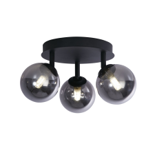 SEARCHLIGHT Crosby fekete-füstszínű mennyezeti lámpa (SL-96913-3BK) G9 3 izzós IP20 világítás