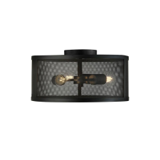 SEARCHLIGHT Fishnet Searchlight 2843-3BK mennyezeti világítás