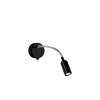 SEARCHLIGHT Flexy fekete LED falikar (SL-2256BK) LED 1 izzós IP20
