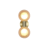 SEARCHLIGHT Luminsphere arany-pezsgő fürdőszobai fali lámpa (SL-30507GO) G9 2 izzós IP44