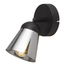 SEARCHLIGHT Mega fekete-füstszínű fali spotlámpa (SL-61170-1SM) E14 1 izzós IP20 világítás