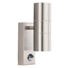  Searchlight METRO kültéri fali lámpa 2xGU10 50W IP44 PIR szenzor 316L kültéri világítás
