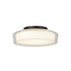 SEARCHLIGHT Puck fekete-átlátszó fürdőszobai LED mennyezeti lámpa (SL-60961BK) LED 1 izzós IP44